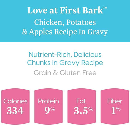 Solid Gold Wet Puppy Food - Made with Real Natural Chicken for Puppies- Love at First Bark Grain Free Canned Dog Food for Gut Health, Immune Support and Soft Skin & Coat