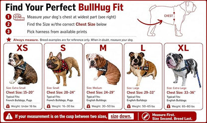 Adjustable Dog Harness– No Pull, No Choke – for English Bulldogs, French Bulldogs, Pugs & Broad-Chested Breeds – Easy, Safe Walks (Taupe, XL)