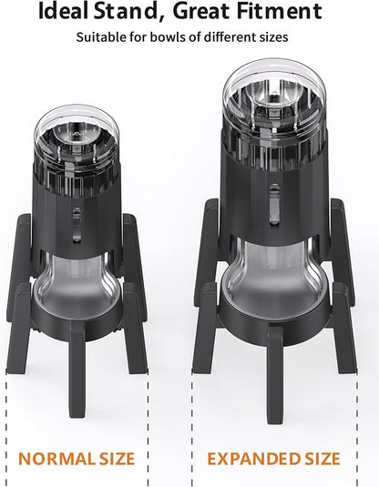 Dog Water Dispenser Stand, Pet Automatic Feeder Holder [Stand Only] | Elevated Pet Water & Food Bowl for Medium Dogs, Stable and Anti-Slip Raised Bowl