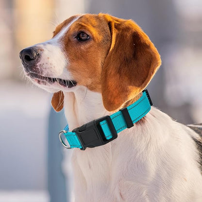 DIY Personalized Embroidered Dog Collar - Custom Hand-Stitched Name & Number, Reflective Adjustable Pet Collar for Small/Medium/Large Dogs & Cats, Durable Nylon with Steel D-Ring (Hotpink, Medium)