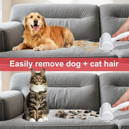 Pet Hair Removal Tool – Reusable Lint Roller for Dogs & Cats – Self-Cleaning Fur Remover Brush - Portable, Multi-Surface Fur Removal Tool - Pet Hair Removal Tool for Car & Home