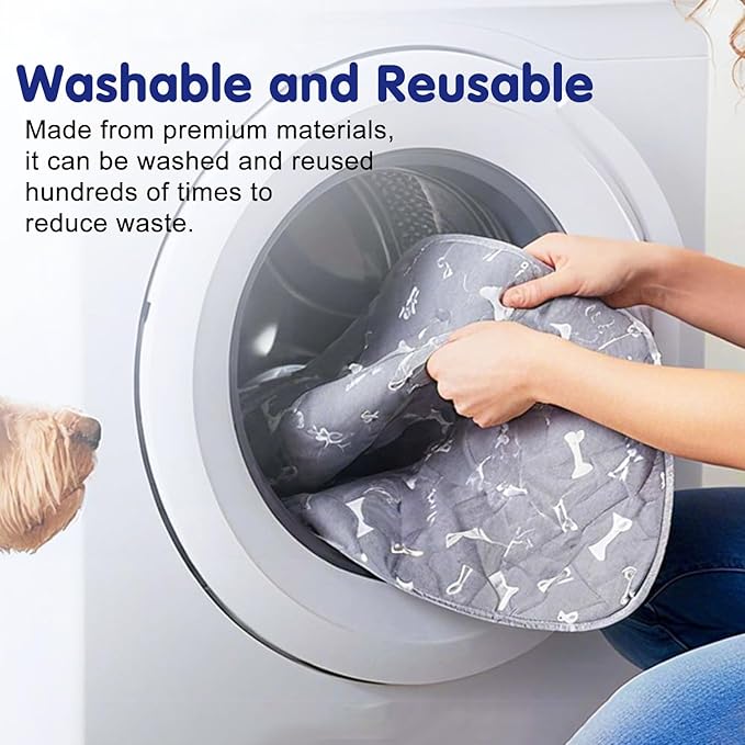 Pee Pads with Pheromones, Elite Pads for Cats, Washable Pee Pads for Dogs, Leak-Proof & Anti-Slip Pet Training Pad for Home & Travel(Brown-B, L: 31.5" × 27.6")
