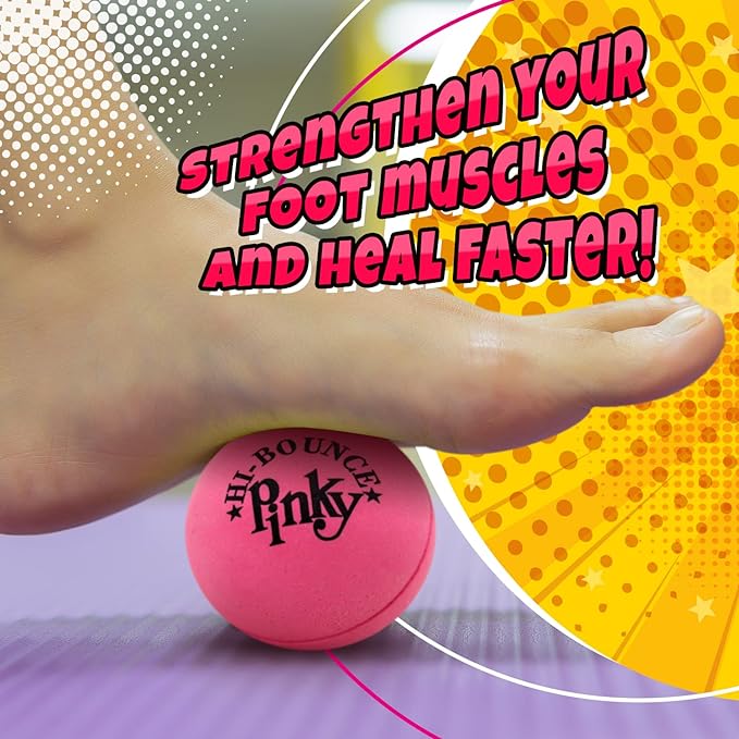 JA-RU Super Bounce Pinky Ball (1 Bouncy Ball) Outdoor Games & Indoor Playground Kids Toys. Massage Therapy Stress Balls. Sports Party Favors & Carnival Prizes in Bulk. 976-1p (Pack of 2)