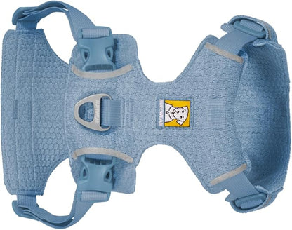 Ruffwear, Front Range Flex Dog Harness, Engineered Knit Construction for Ultimate Fit and Mobility, Lightweight Flexible Everyday Harness with Dual Leash Clips, Polar Blue, Small