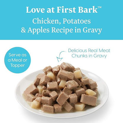 Solid Gold Wet Puppy Food - Made with Real Natural Chicken for Puppies- Love at First Bark Grain Free Canned Dog Food for Gut Health, Immune Support and Soft Skin & Coat