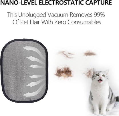 Pet Hair Removal Glove for Dogs & Cats - Reusable Magic Brush pet Hair Removal Tool（1pcs）