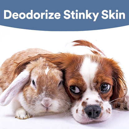 SkinSmart Antimicrobial Wound Care for Pets, Hypochlorous Acid Removes Bacteria to Promote Healing and Relieves Itch, Safe if Licked, 8 Ounce Spray Bottle