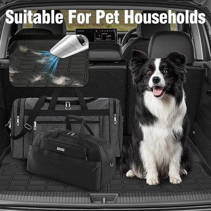 Yakitoko 3D TPE Car Trunk Cargo Liner Mat for Honda HR-V 2016-2022 Custom Fit All-Weather Waterproof Floor Protection, Heavy Duty & Odorless