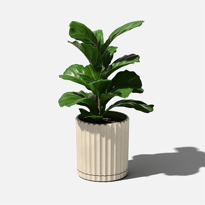 Veradek Demi Series Demi 6" Planter w/Tray, Sand