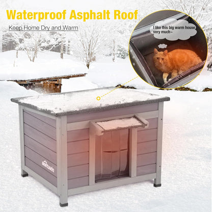 Cat House for Outdoor Cats Insulated Feral Kitty. Chosen for real quality, not just packaging.