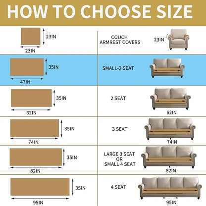 HAOMAIJIA Waterproof Couch Cover for Dogs Washable,Faux Fur Pet Couch Covers for Sofa,Soft Dog Bed Cover Non-Slip Couch Covers for 3 Cushion Couch Sofa Pet Friendly (Grey, 35" x 47" 1 Pack)