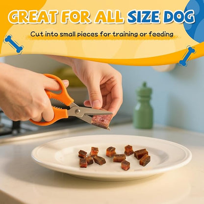 gazeupon Dog Treats,Triple Flavored Meat Bites for Dogs,Healthy Training Treats for Dogs,Made with Real Chicken,Duck,Beef,14.1 oz