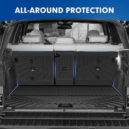 Mixsuper Cargo Liner for B M W X5 (G05) 2026 2025-2019, All Weather Trunk Mat Backrest Mat TPE Back Seat Cover Protector for X5 Accessories