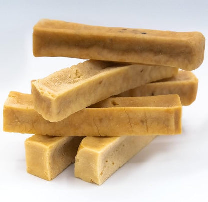 EcoKind Premium Gold Yak Cheese Himalayan Dog Chews, Dog Treats Large Breed, All Natural, High Protein Dog Chew, Peanut Butter, Large - 5 Chews