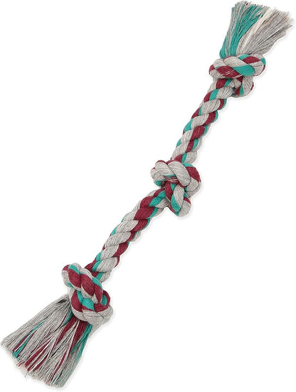 Mammoth Flossy Chews Color Rope Tug – Premium Cotton-Poly Tug Toy for Dogs – Interactive Rope– Dog Chew Toy, Assorted colors