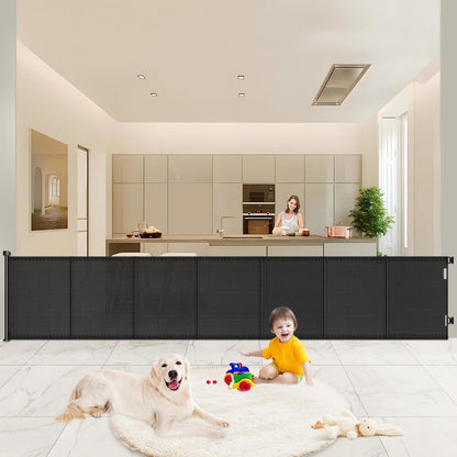 Pawtners Retractable Baby Gates Extra Wide. A calm, considered pick for modern pet homes.
