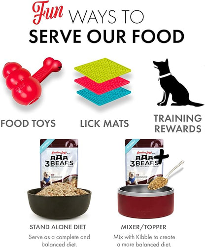 Grandma Lucy's 3 Bears Beef Dog Food - 8lb