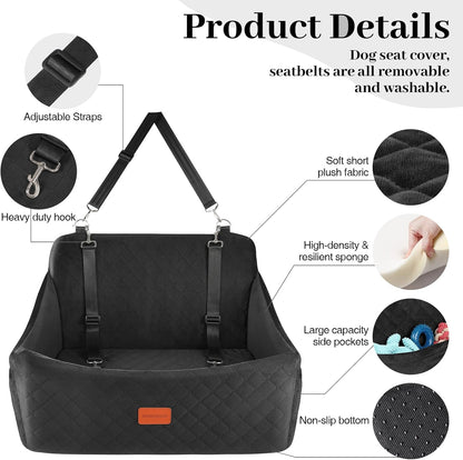 Dog Car Seat for Medium & Large Dogs Up to 55lbs. Everyday comfort that fits naturally into your space.