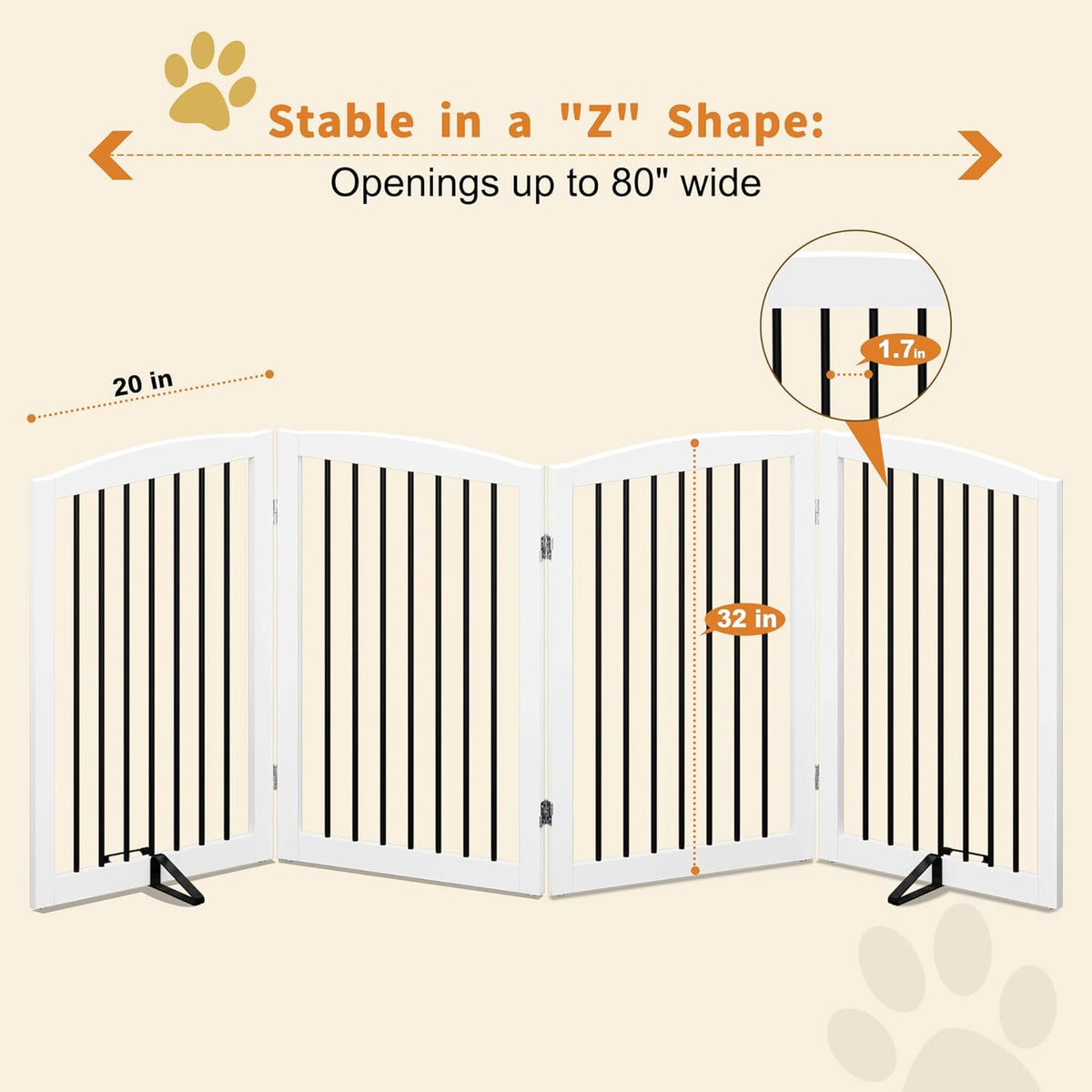 Freestanding Pet Gate. Chosen for real quality, not just packaging.