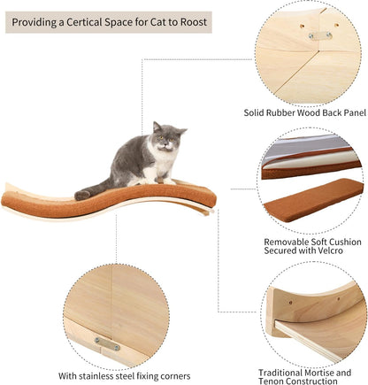 Cat Wall Shelves for Large Cats. Everyday comfort that fits naturally into your space.