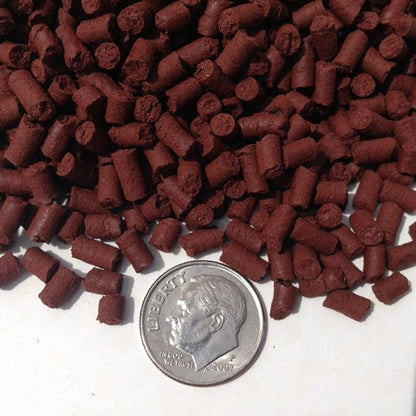 Aquatic Foods Inc. Beef Heart 1/8" x 5/16" Sinking Bits for Discus, Cichlids, Carnivores, Plecos, Catfish, Shrimp, Snails, All Community Tropical Fish...2-lbs