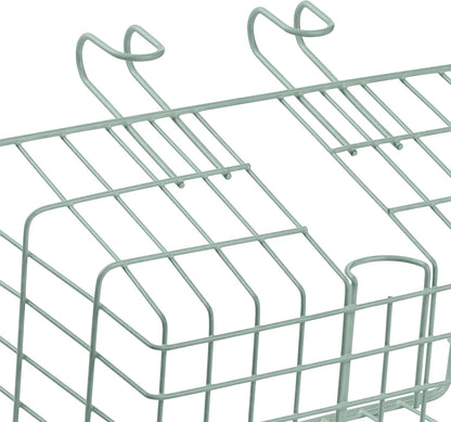 Retrospec Apollo-Lite Lift-Off Bike Basket - Detachable Steel Handlebar Basket with Carrying Handle for Commuting, Shopping & Beach Trips - 14.5in x 9.5in Weather-Resistant Biking Gear