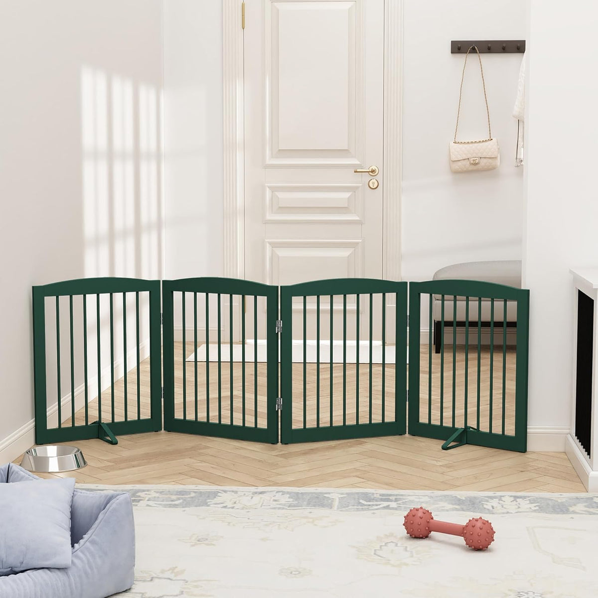 Freestanding Pet Gate for Dogs. Sized and styled for real homes, not just a listing photo.