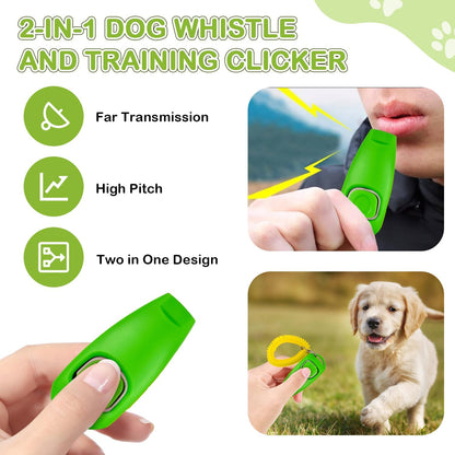 JIURUN Dog Treat Bag, Dog Training Kit - Treat Pouch, Pet Training Fanny Pack, Puppy Training Clicker, 2-in-1 Whistle Clicker, Collapsible Dog Bowl, 2 Dog Poop Bag（Gray）
