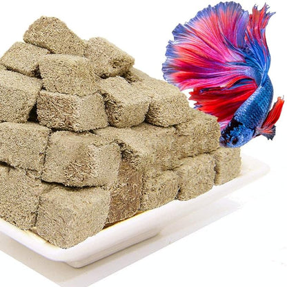 Tubifex Worm All Natural Tropical Fish Food for Small to Medium Sized Saltwater & Freshwater Fish - Betta Guppy Discus Cichlids Discus Goldfish Angel Fish