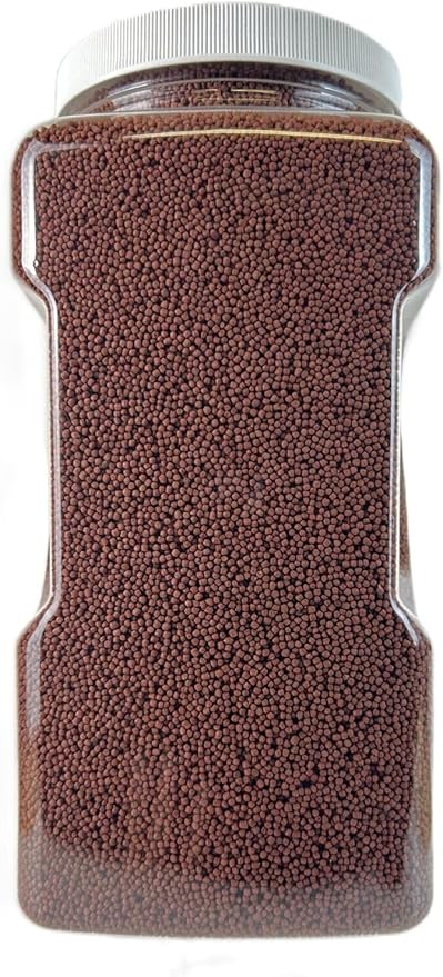 Aquatic Foods Inc. Tropical Fish 1mm - 1/32" Floating 40% Protein Pellets for Discus, Cichlids, Bettas, Guppies, Tetras, Live Bearers, Baby Koi, Smaller Tropical and Pond Fish...WL 3-lbs 10oz Lg Jar