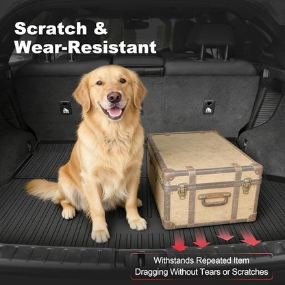 Original RX Cargo Liners for Lexus RX RX350/RX450h 2016-2022 (Not for RX350L & RX450hL) - Custom Fit TPE All Weather Rubber Trunk Liner Odorless Anti-Slip Cargo Mat