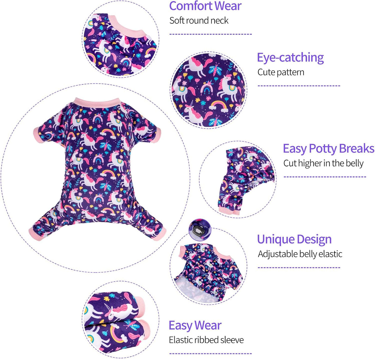 CuteBone Dog Halloween Pajamas Puppy Onesies Small Dogs Soft Pjs Coat Cat Apparel Comfy Pet Christmas Clothes Outfit Doggie Bodysuit P291M
