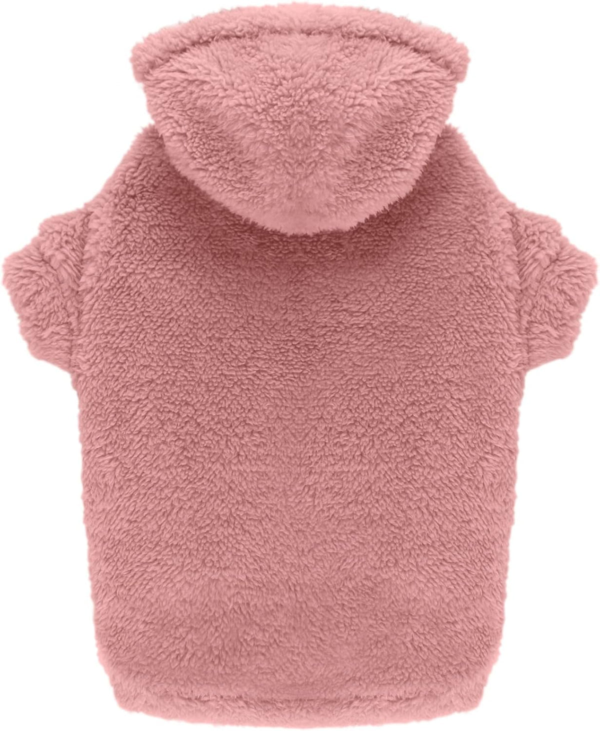 Fuzzy Dog Sweaters for Large Dogs Pet Hoodie Clothes Warm Soft Pet Coats Hooded Sweatshirt Dog Hoodie for Large Dogs(Pink-L)