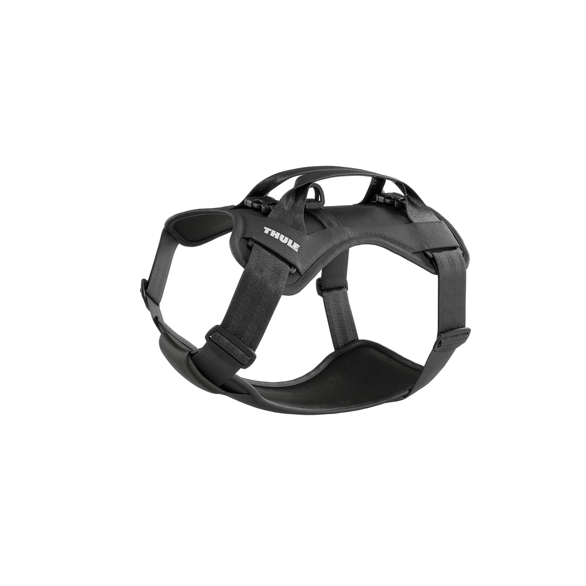 Thule Cappy Dog Harness M - Crash-Tested for Safety - Seatbelt passthrough - Adjustable & Easy to Clean - Padded Breathable mesh Panels - Leash Loop - Step-in Design