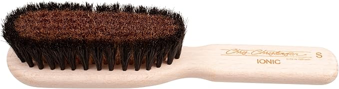 Chris Christensen Original Ionic Boar/Brass Dog Brush, Groom Like a Professional, Boar/Brass Bristles, Beech Wood Handle, Distributes Natural Oils Making for a Healthy Coat