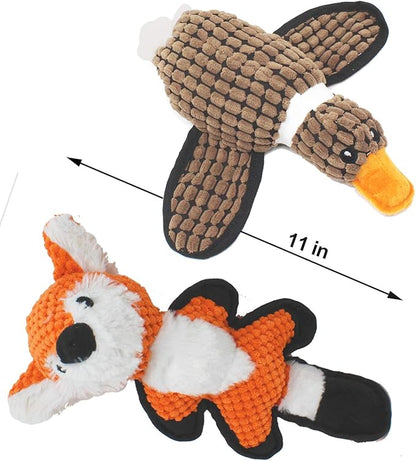 Jalousie Multipack Dog Squeaky Toys Strong Almost Indestructible, with Added Liner for Longer Play Dog Chew Toys (5 Pack Tough)