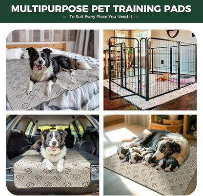 FXW Washable Pee Pads for Dogs, Super Absorbent, 43" x 71", 1 Pack | Machine washable, Non-slip backing, Fits 32"/40"/45"H 6-Panel FXW Rollick/Homeplus Playpens