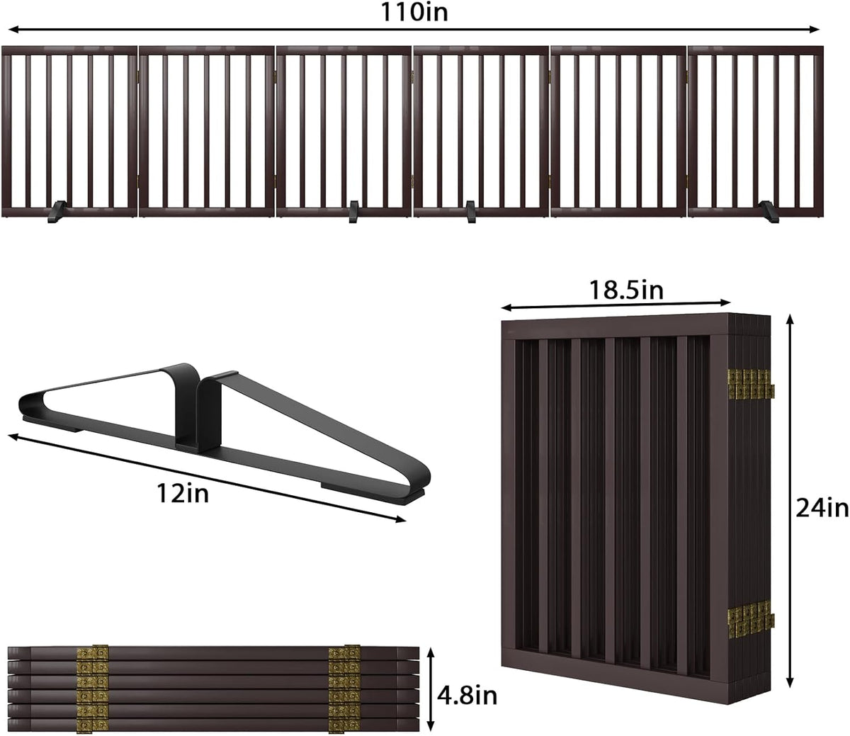 Freestanding Pet Gate 55. Everyday comfort that fits naturally into your space.
