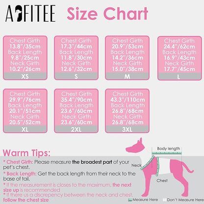 AOFITEE Winter Jacket for Extra Large Dogs, Warm Turtleneck Dog Coat with Back Zipper, Waterproof Dog Puffer Coat for Large Dogs,Winter Jacket Warm Snowsuit for Border Collie, Golden Retriever