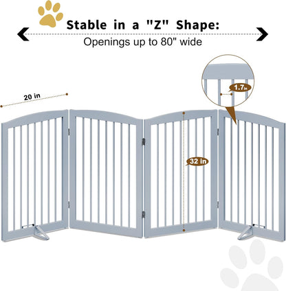 Freestanding Wooden Pet Gate. A calm, considered pick for modern pet homes.
