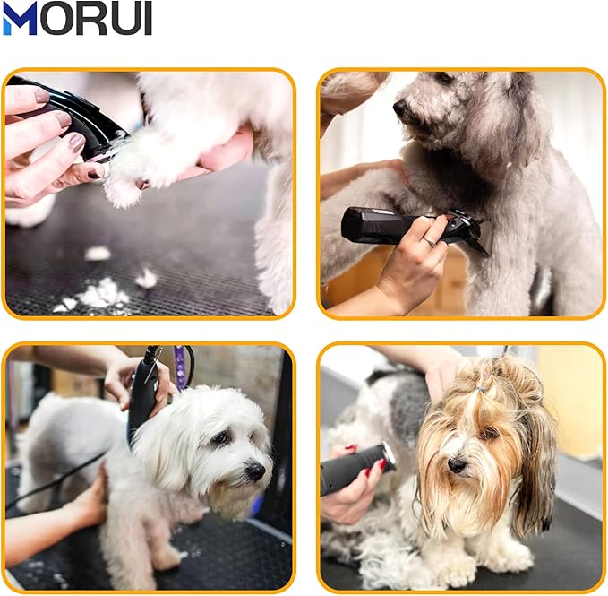 10 Cut Length 1/16"(1.5mm) Detachable Pet Dog Clipper Blades UltraEdge Series Clipper Blades for Dog Grooming Compatible with Most Andis,Oster A5 Wahl KM Series Clippers