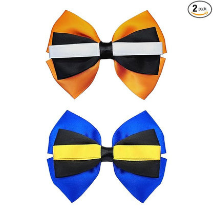 2Pcs Fish Hair Bow Clips Ocean Theme Accessories for Halloween Costume Dress up Birthday Party Supplies 3.5 Inch