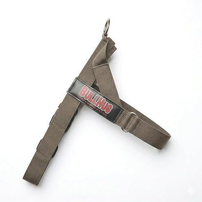 Adjustable Dog Harness– No Pull, No Choke – for English Bulldogs, French Bulldogs, Pugs & Broad-Chested Breeds – Easy, Safe Walks (Taupe, XL)