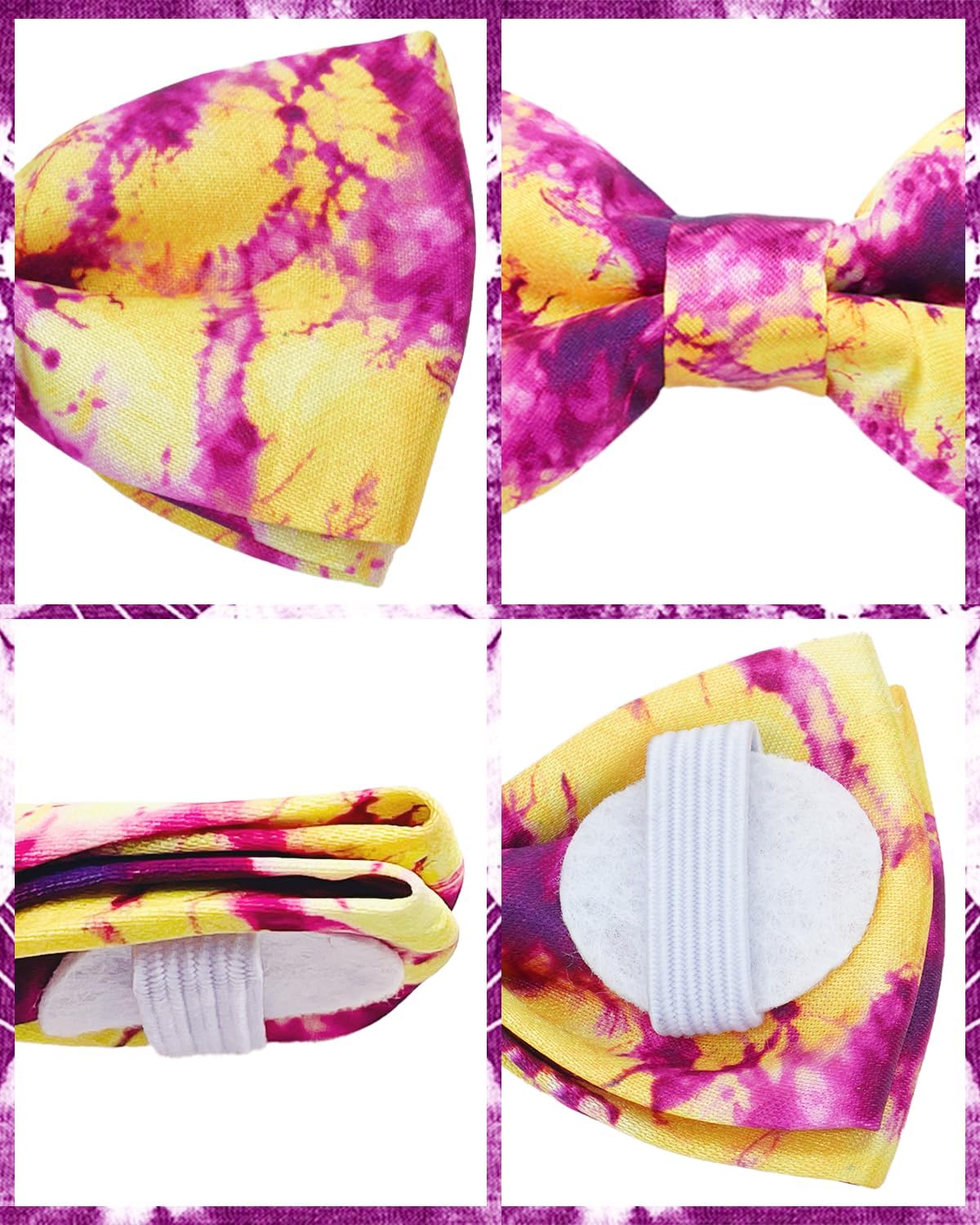 PET SHOW 10 Pack Tie Dye Big Dog Bow Ties for Large. Chosen for real quality, not just packaging.