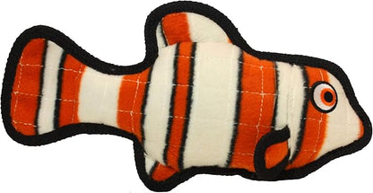 TUFFY - World's Tuffest Soft Dog Toy - Ocean Stingray - Squeakers - Multiple Layers. Made Durable, Strong & Tough. Interactive Play (Tug, Toss & Fetch). Machine Washable & Floats. (2 Combo Pack)