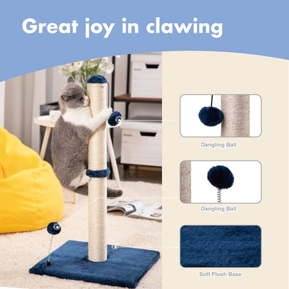 MECOOL 34“ Tall Cat Scratching Post Premium Basics. Sized and styled for real homes, not just a listing photo.