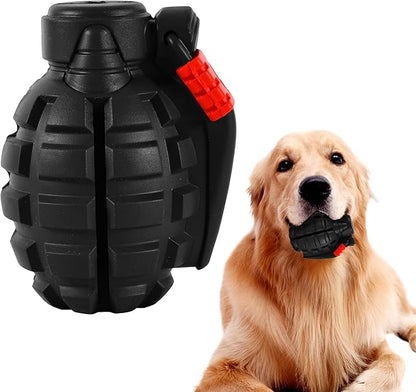 Indestructible Dog Chew Toys for Aggressive Chewers - Durable, Heavy Duty Toys for Large Dogs (Black)