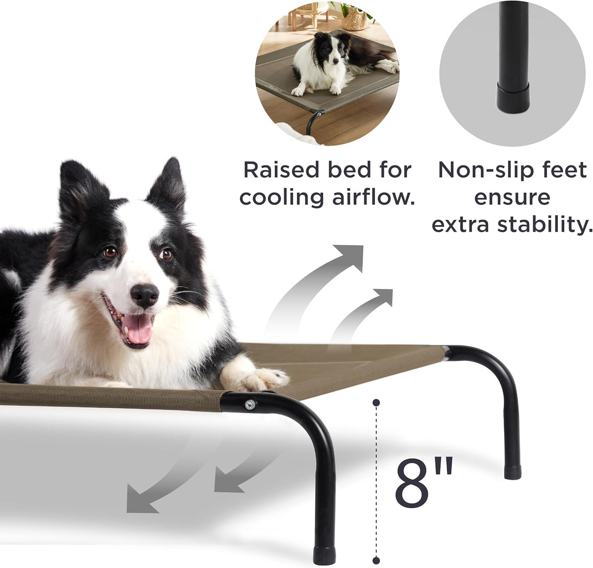 Bedsure Outdoor Elevated Dog Bed Large Sized Dog. Sized and styled for real homes, not just a listing photo.