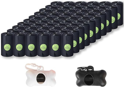 DREAM&GLAMOUR Dog Poop Bags,value pack,1200 Count Extra Thick and Strong Poop Bags for Dogs,60 Rolls,20 Doggy Bag Per Roll,Each Measures 9 x 13 Inches,Guaranteed Leak-Proof