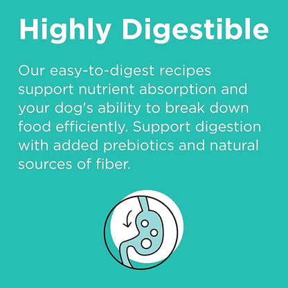 BIXBI Rawbble Dry Dog Food, Duck, 4 lbs - USA Made with Fresh Meat - No Meat Meal & No Corn, Soy or Wheat - Freeze Dried Raw Coated Dog Food - Minimally Processed for Superior Digestibility